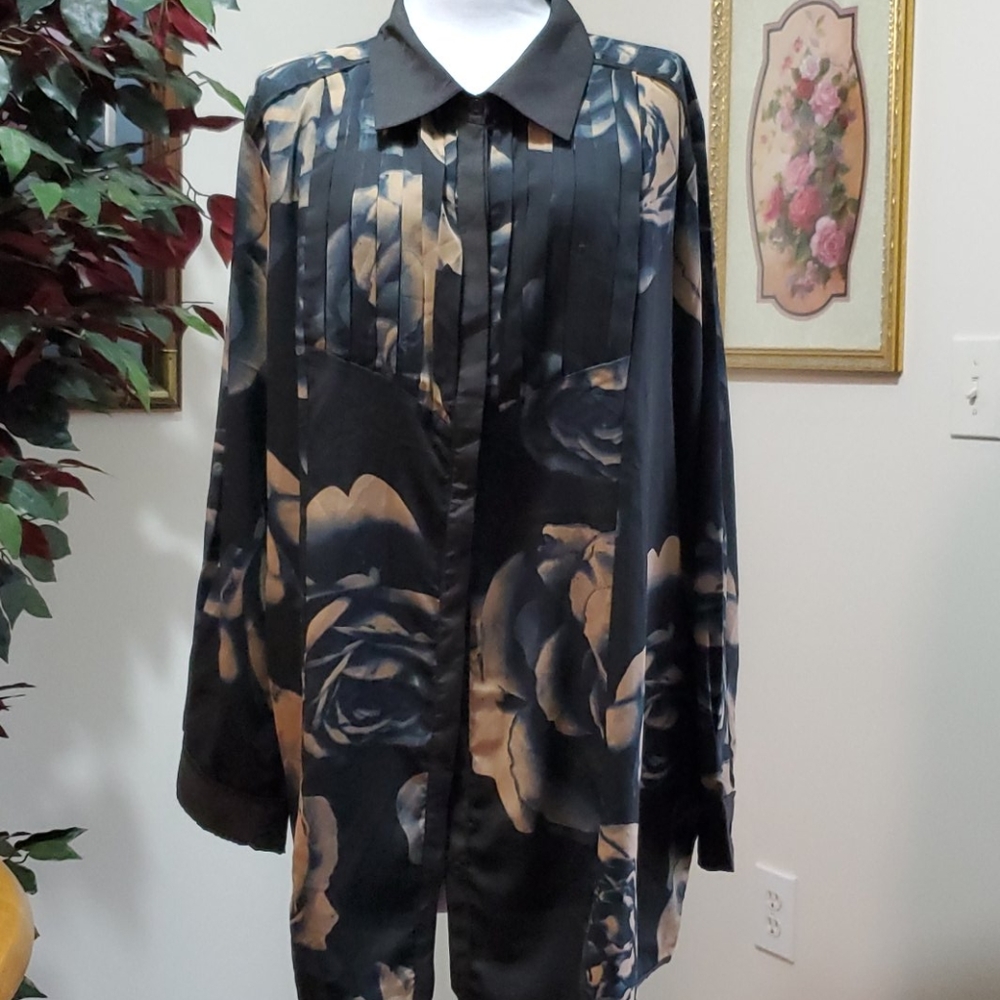 Denim 24/7 – Button down blouse – Size 20W